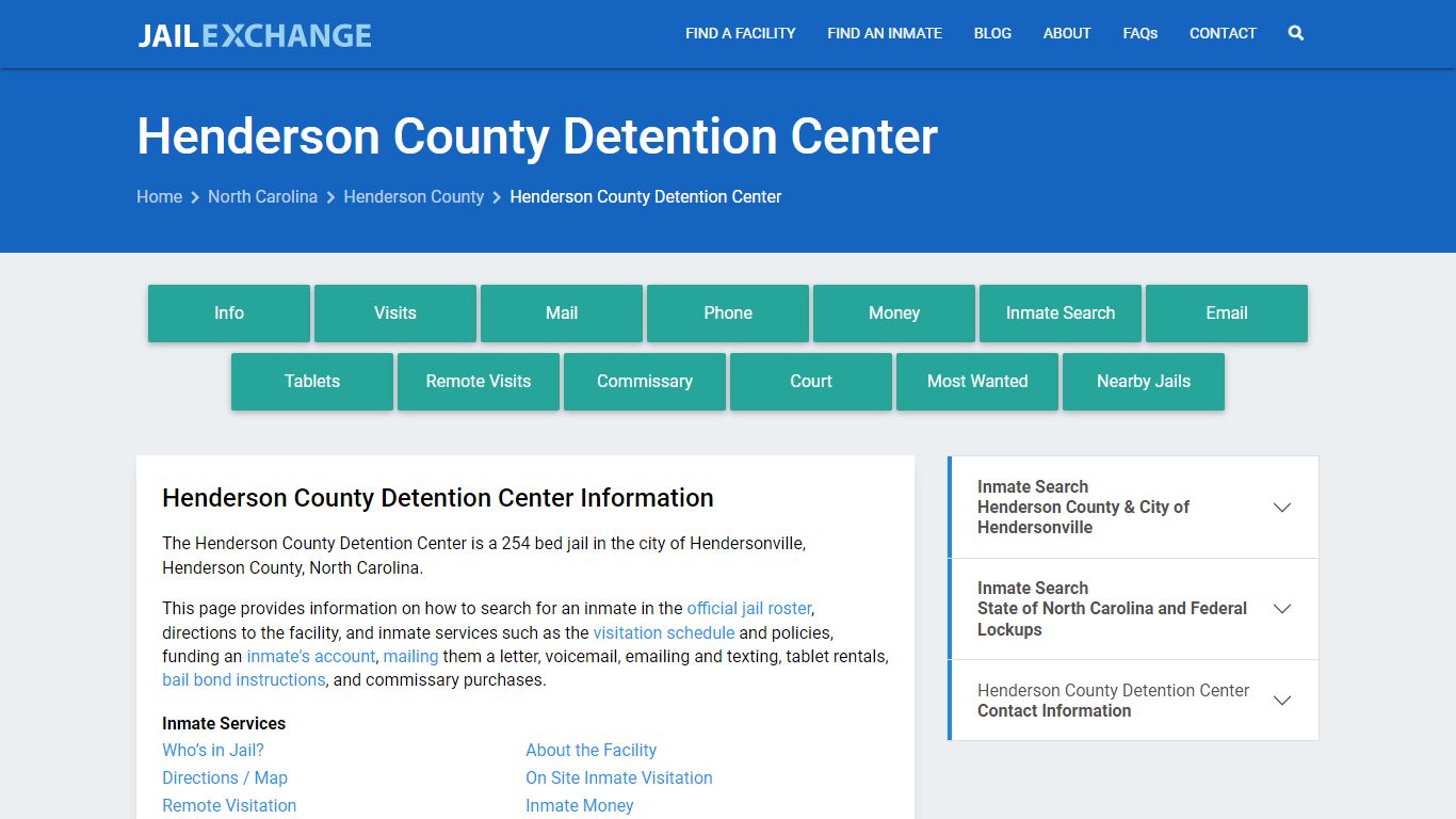 Henderson County Detention Center - Jail Exchange
