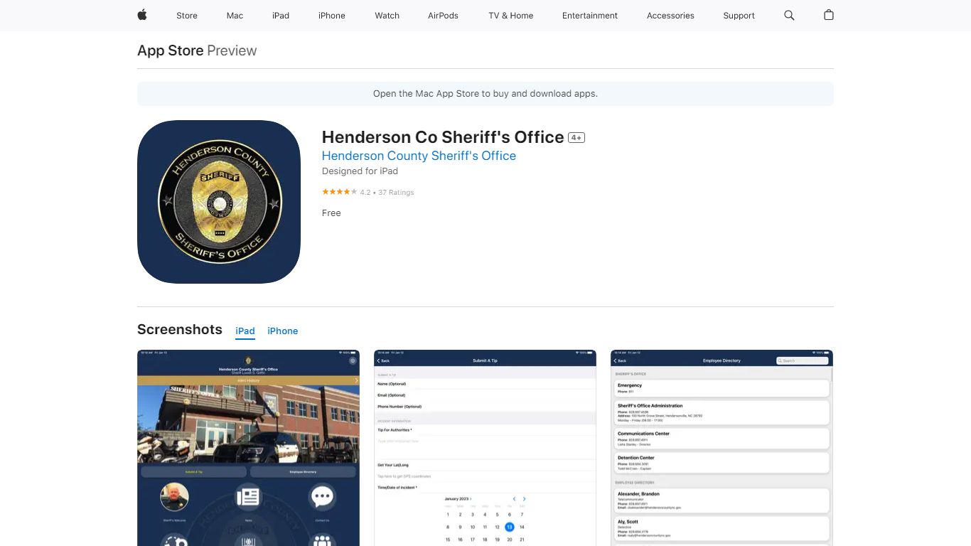 Henderson Co Sheriff's Office 4+ - App Store